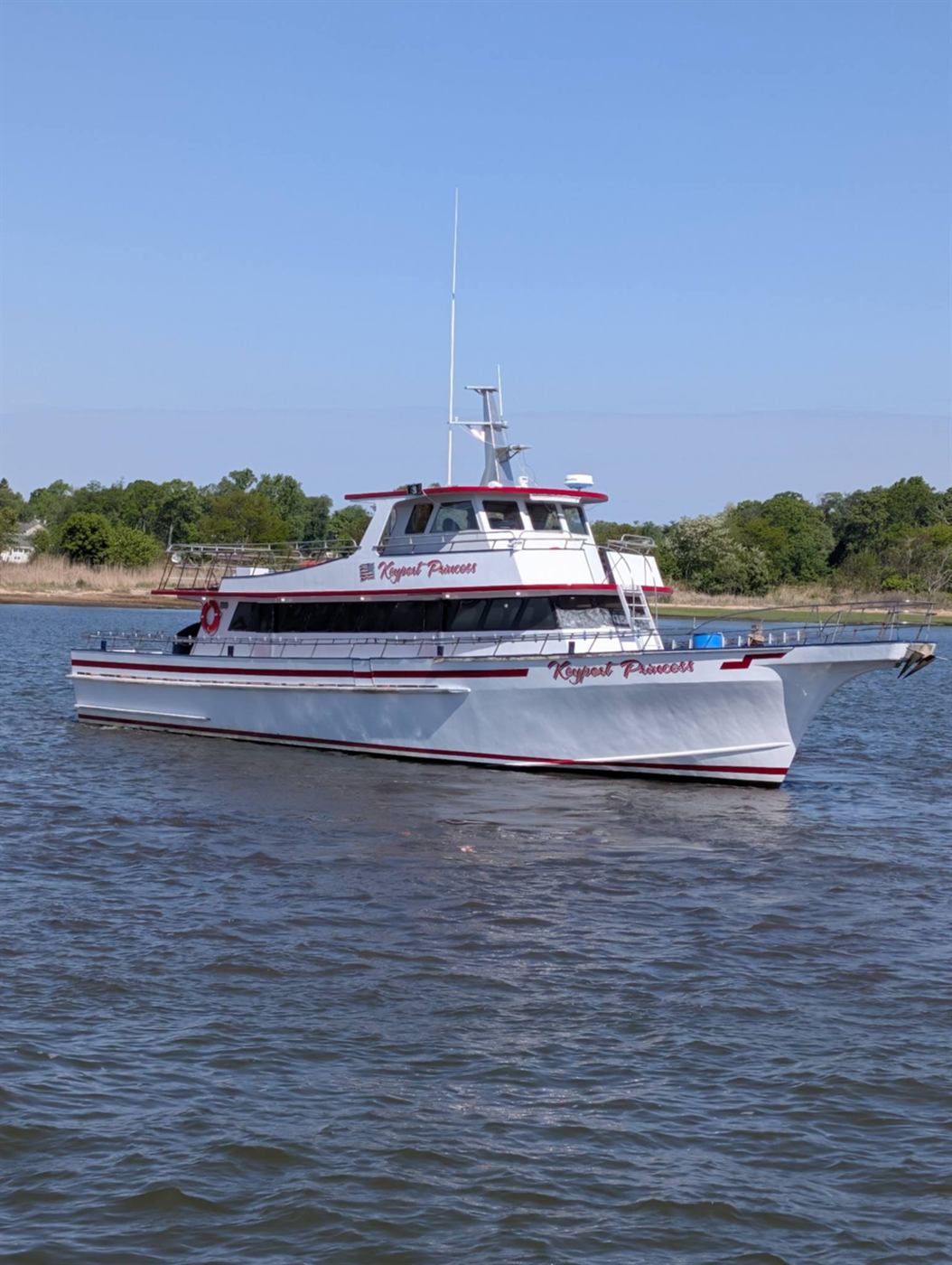 The Keyport Princess at speed